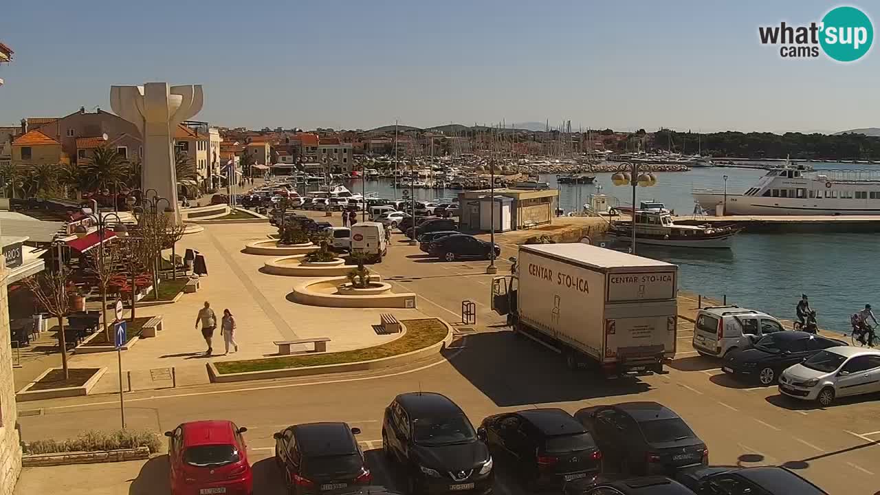Vodice webcam live – front de mer