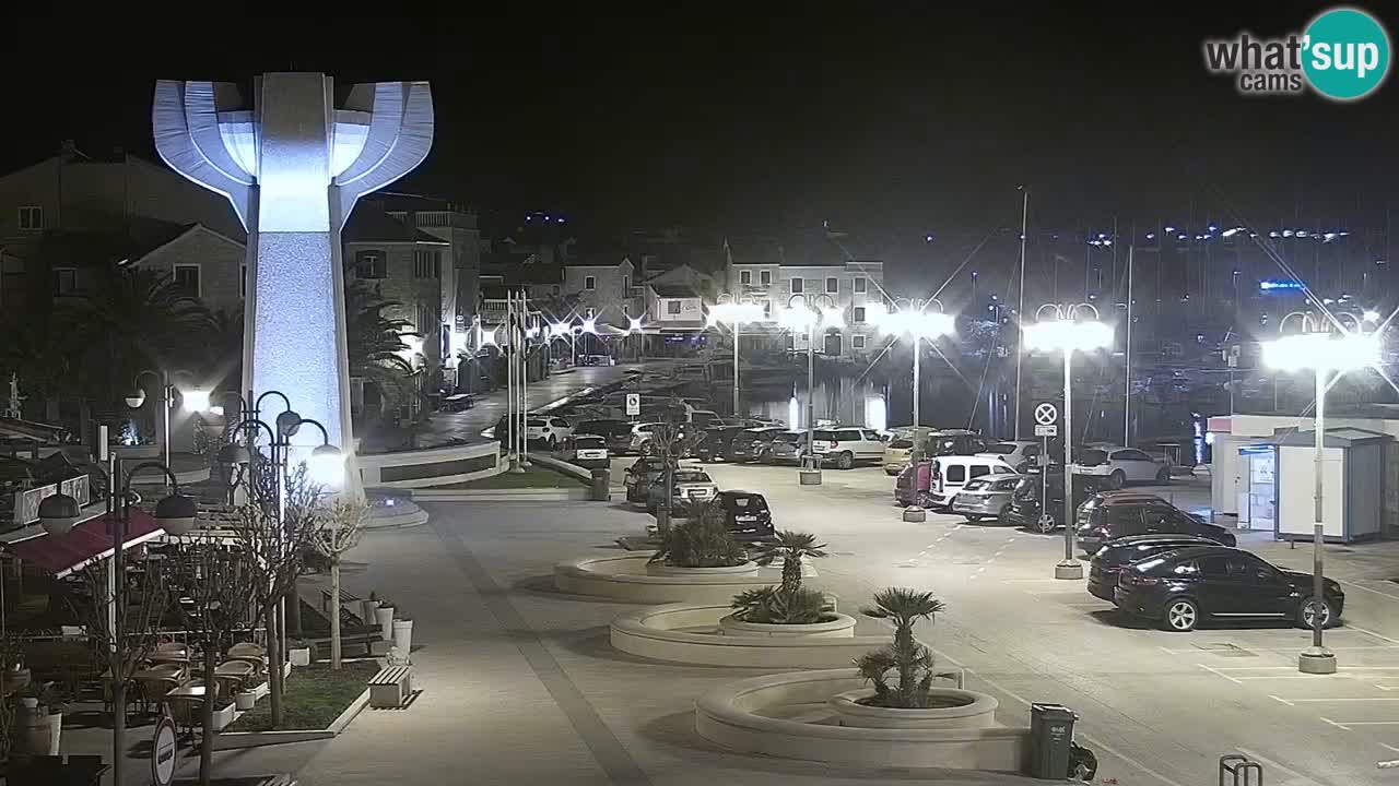 Vodice web kamera – marina i riva