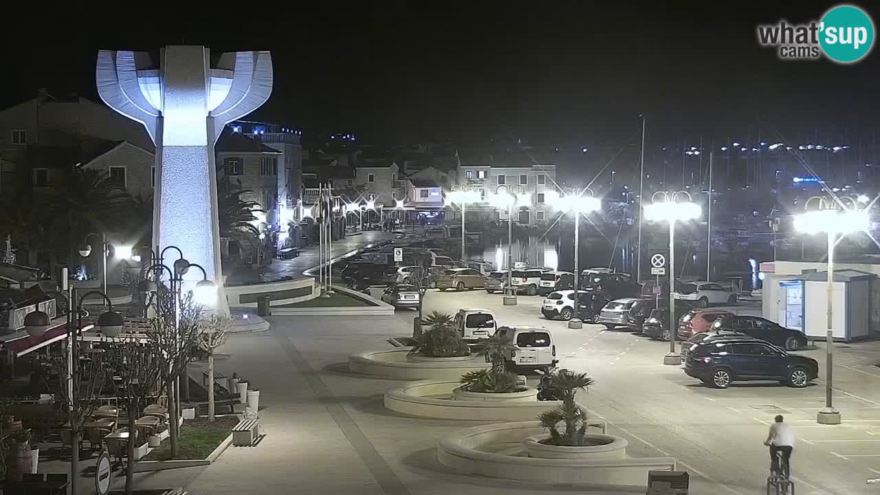 Vodice webcam live – front de mer
