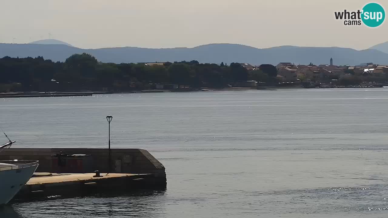 Vodice Live webcam – marina and  seafront
