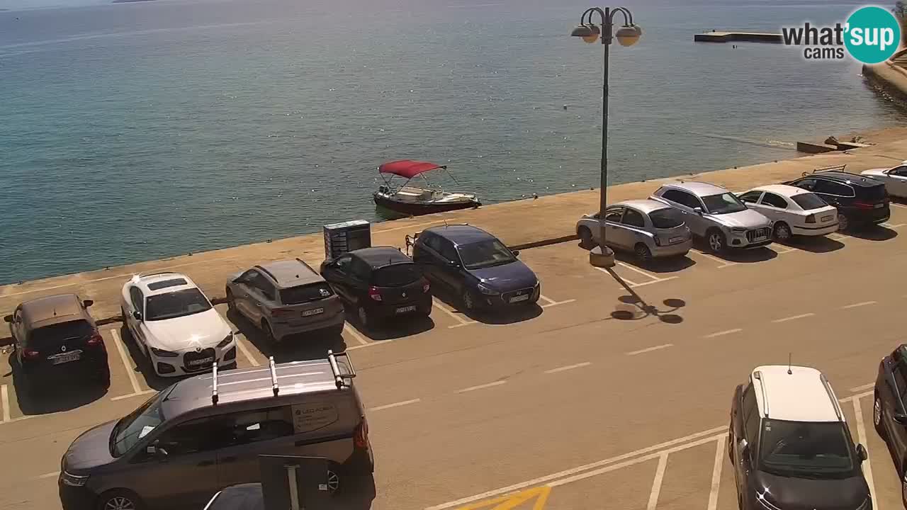 Vodice Live webcam – marina and  seafront