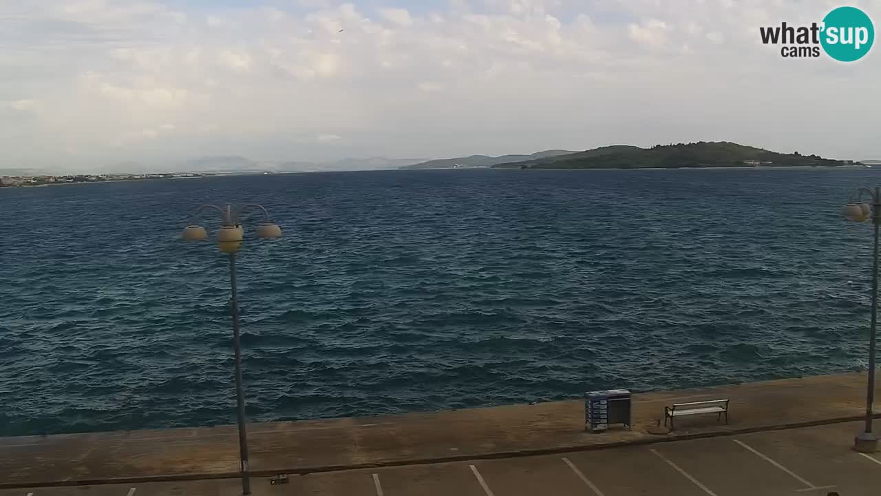 Vodice Live webcam – marina and  seafront