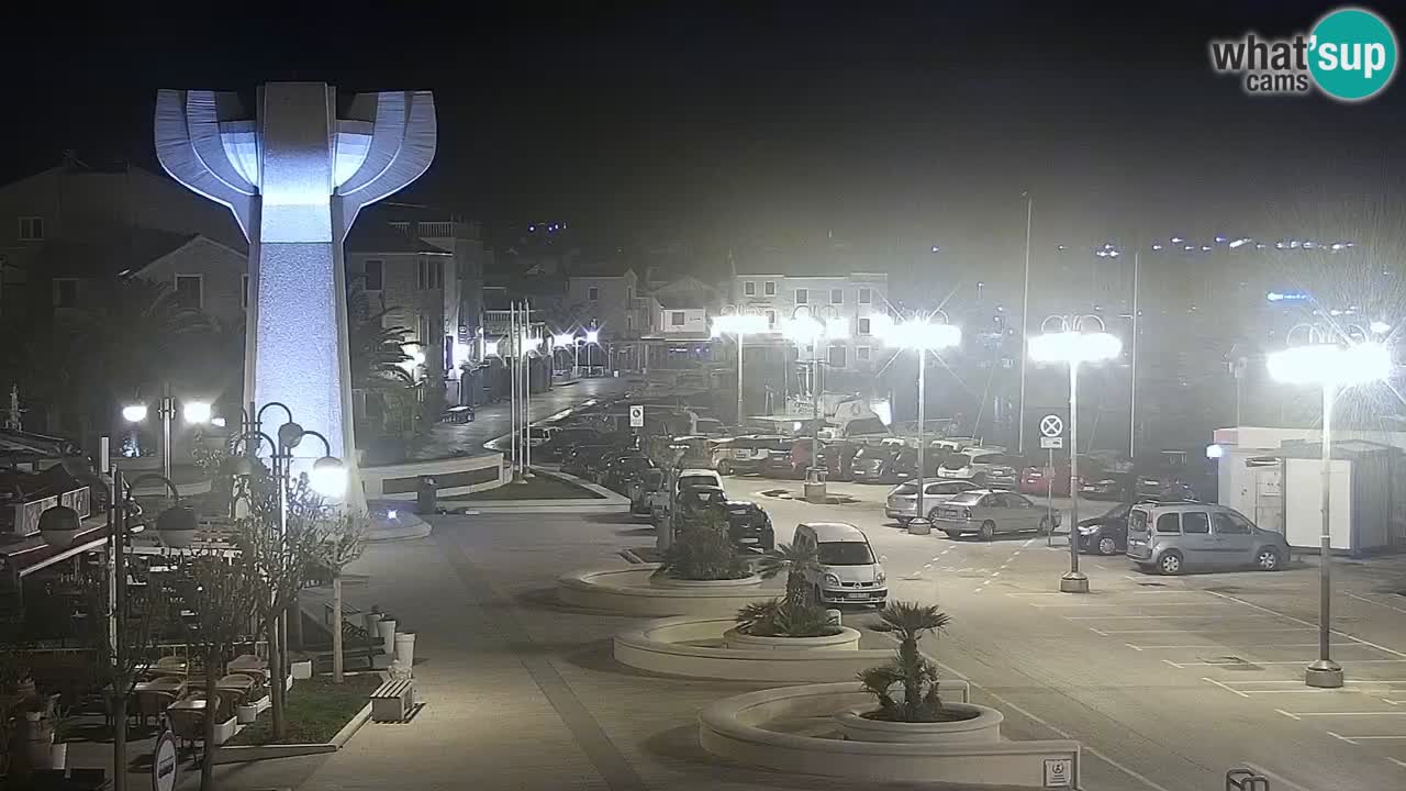 Vodice webcam live – front de mer