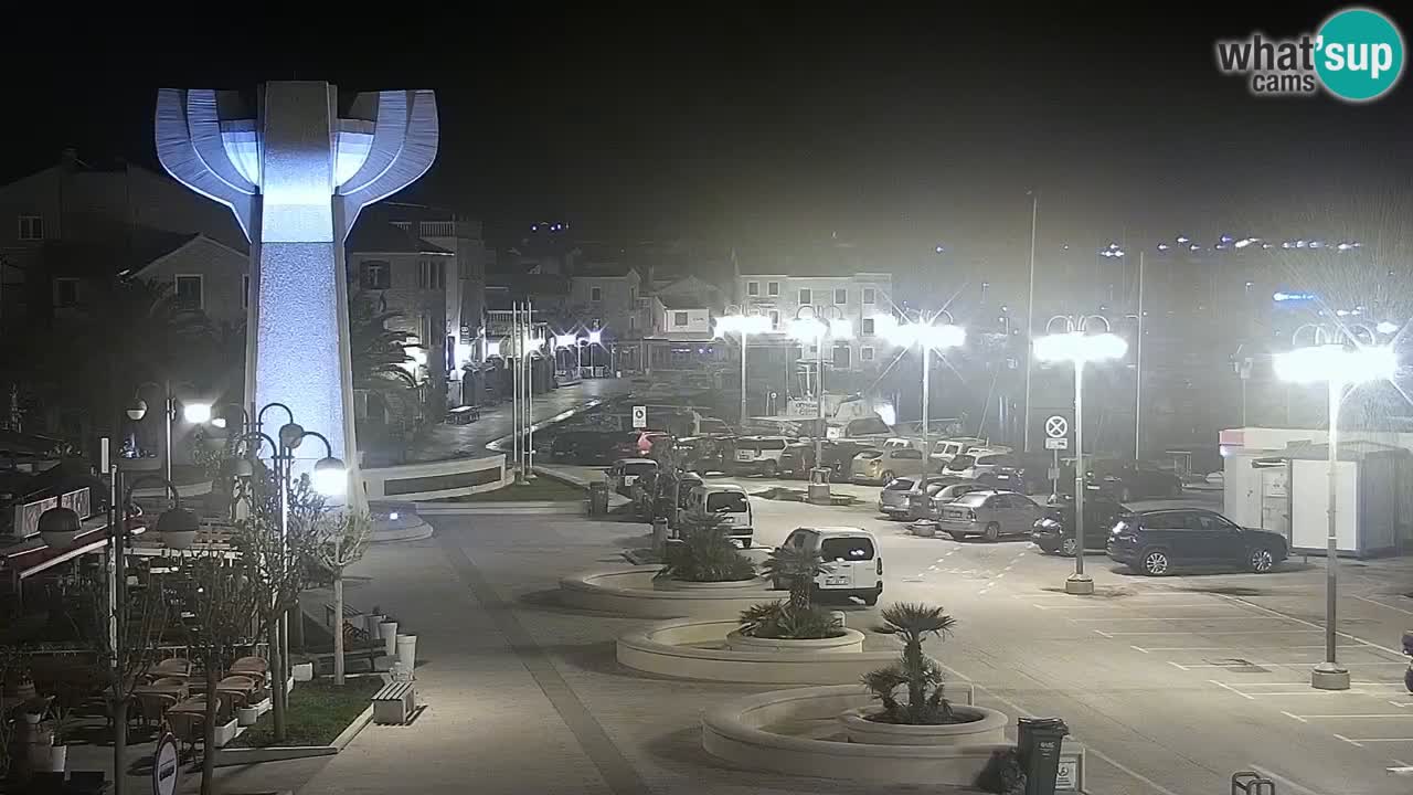 Vodice spletna kamera – marina in riva
