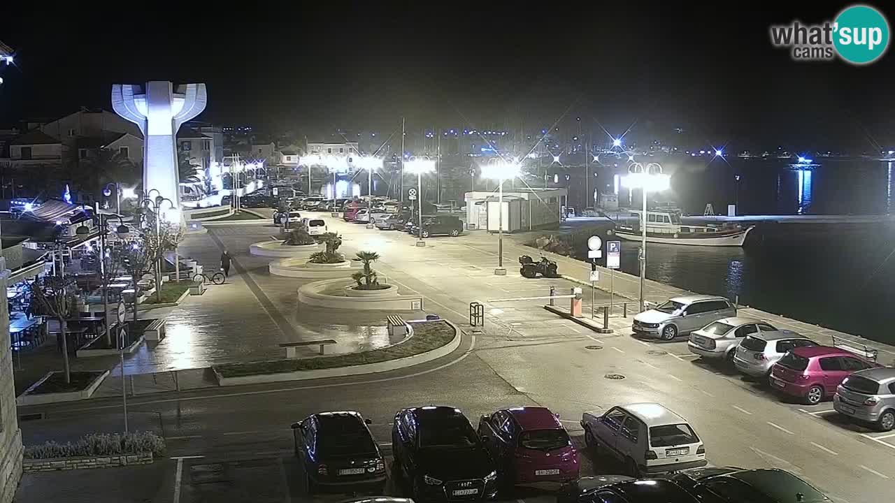 Vodice webcam live – front de mer