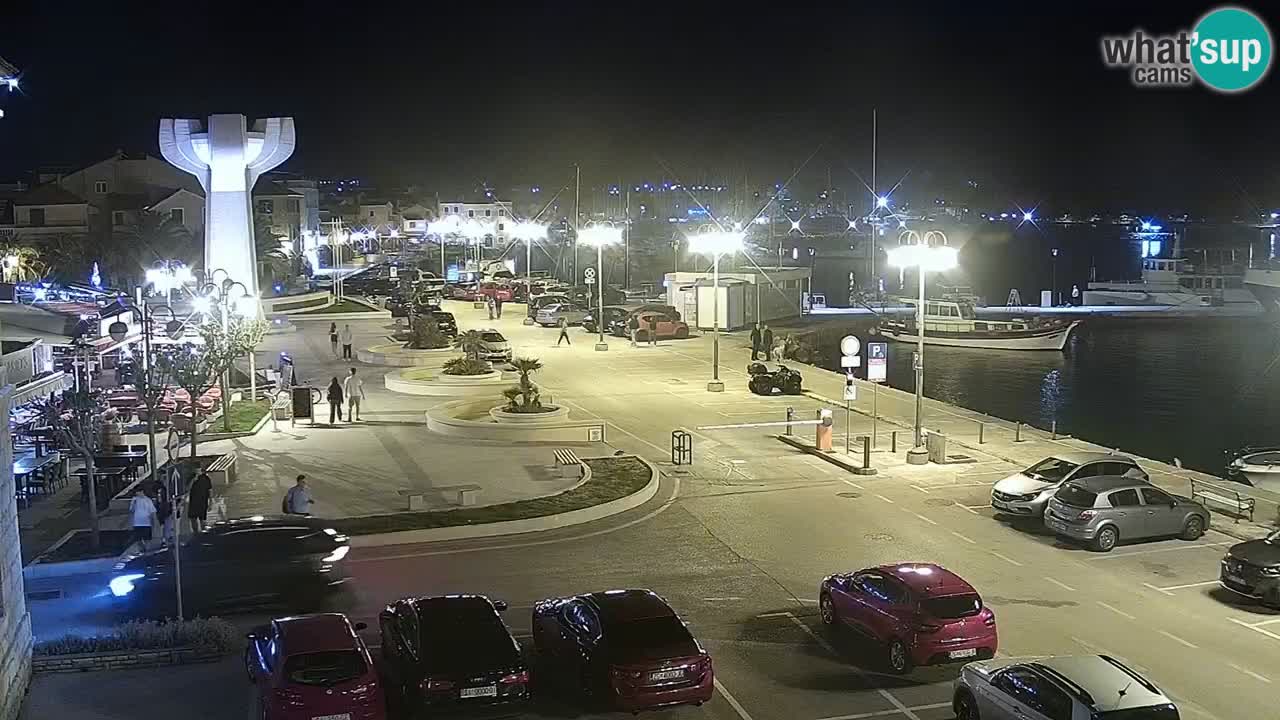 Vodice web kamera – marina i riva