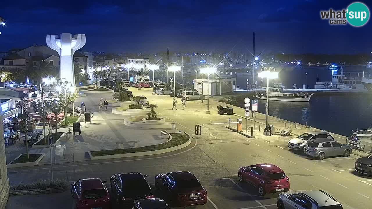 Vodice web kamera – marina i riva