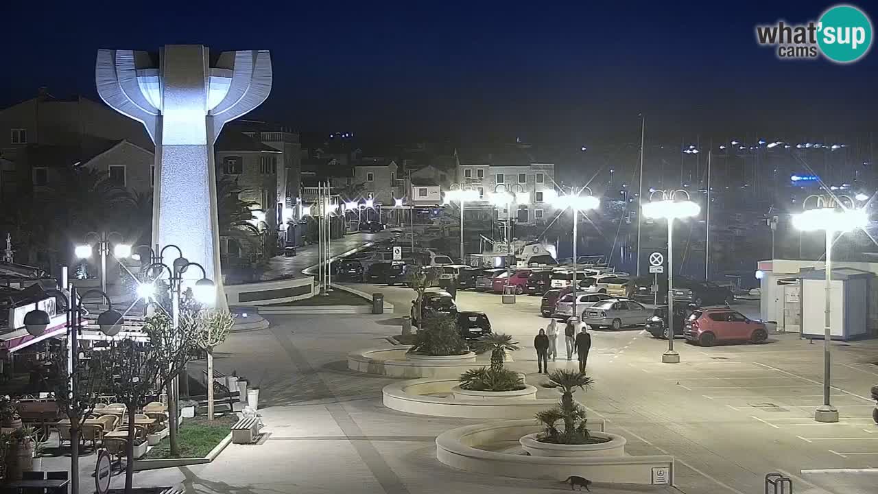 Vodice web kamera – marina i riva