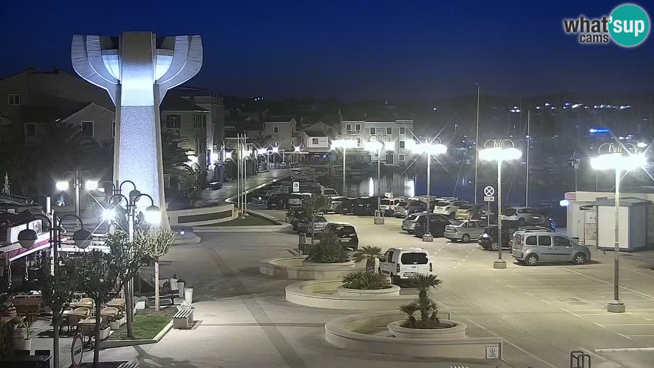 Vodice spletna kamera – marina in riva