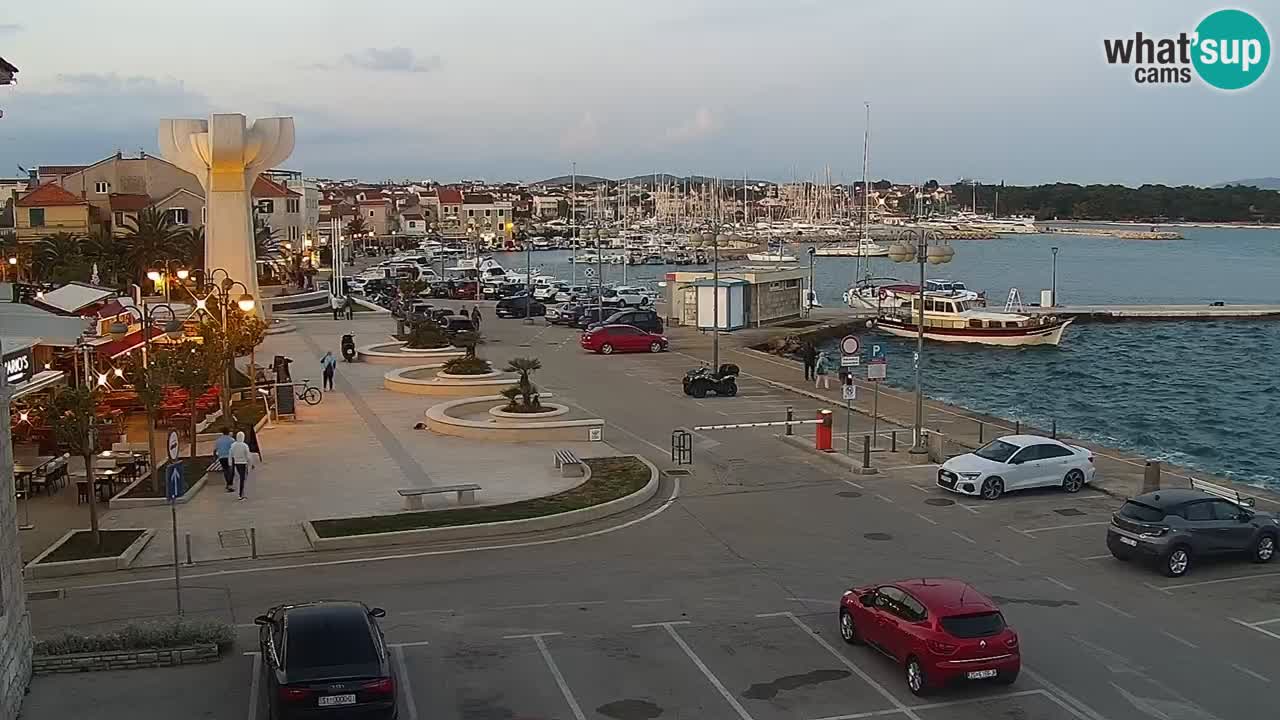 Vodice webcam live – front de mer