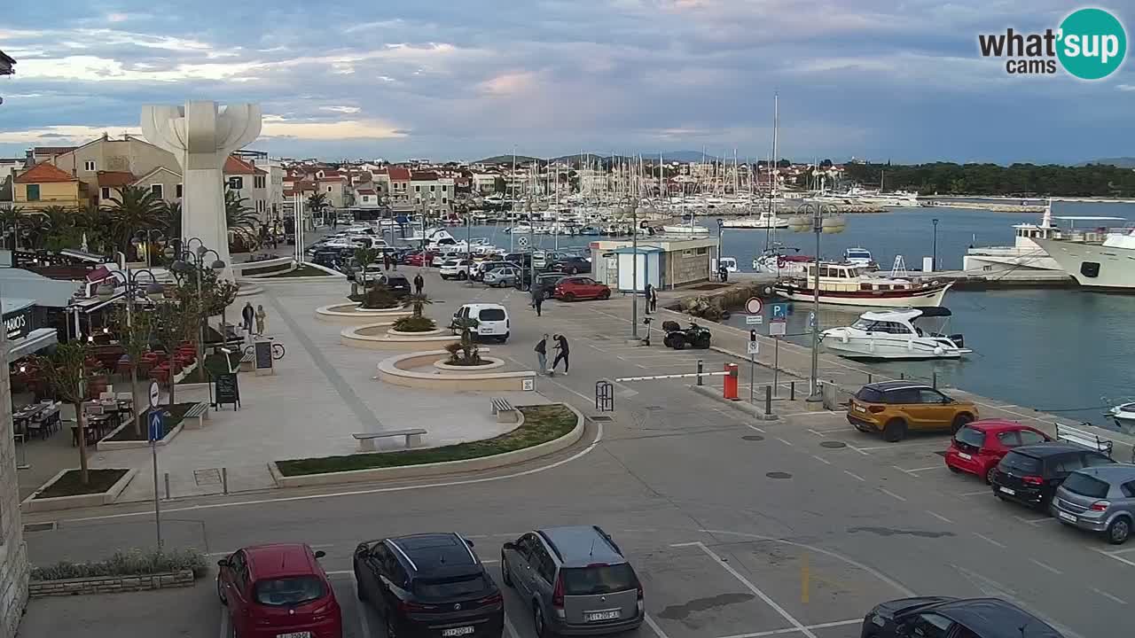 Vodice web kamera – marina i riva