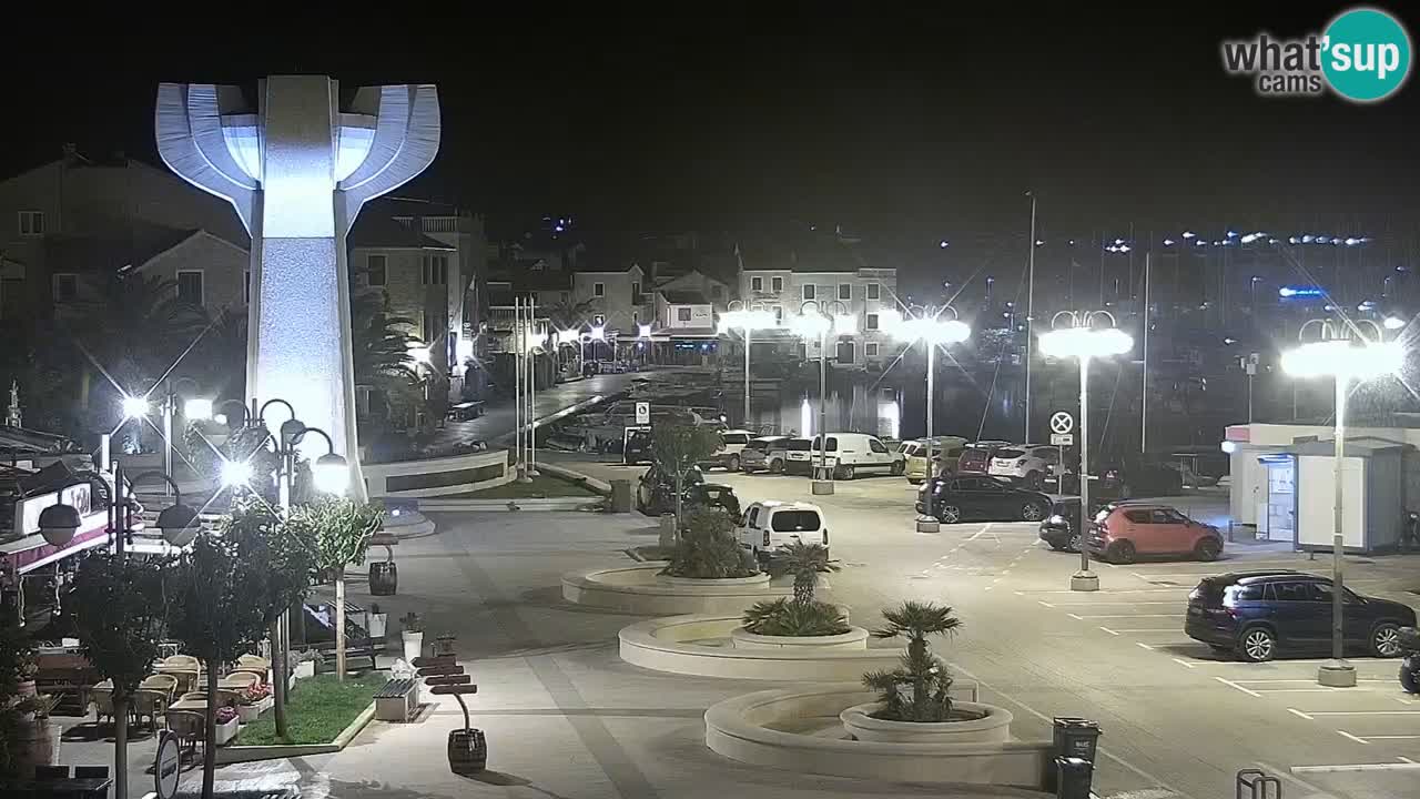 Vodice web kamera – marina i riva