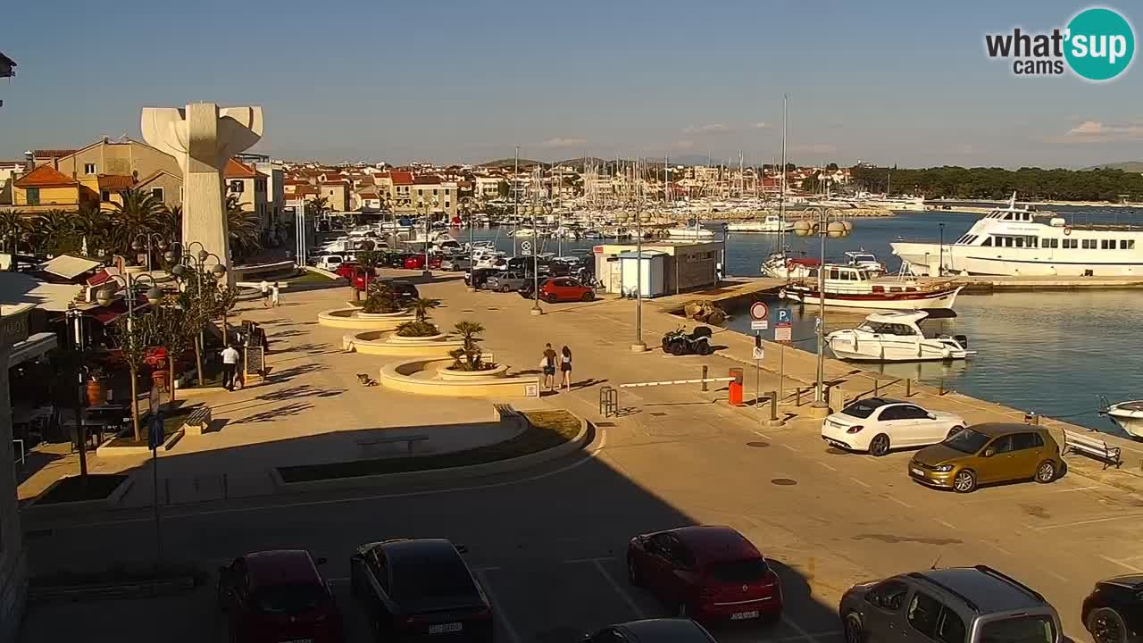 Vodice webcam live – front de mer