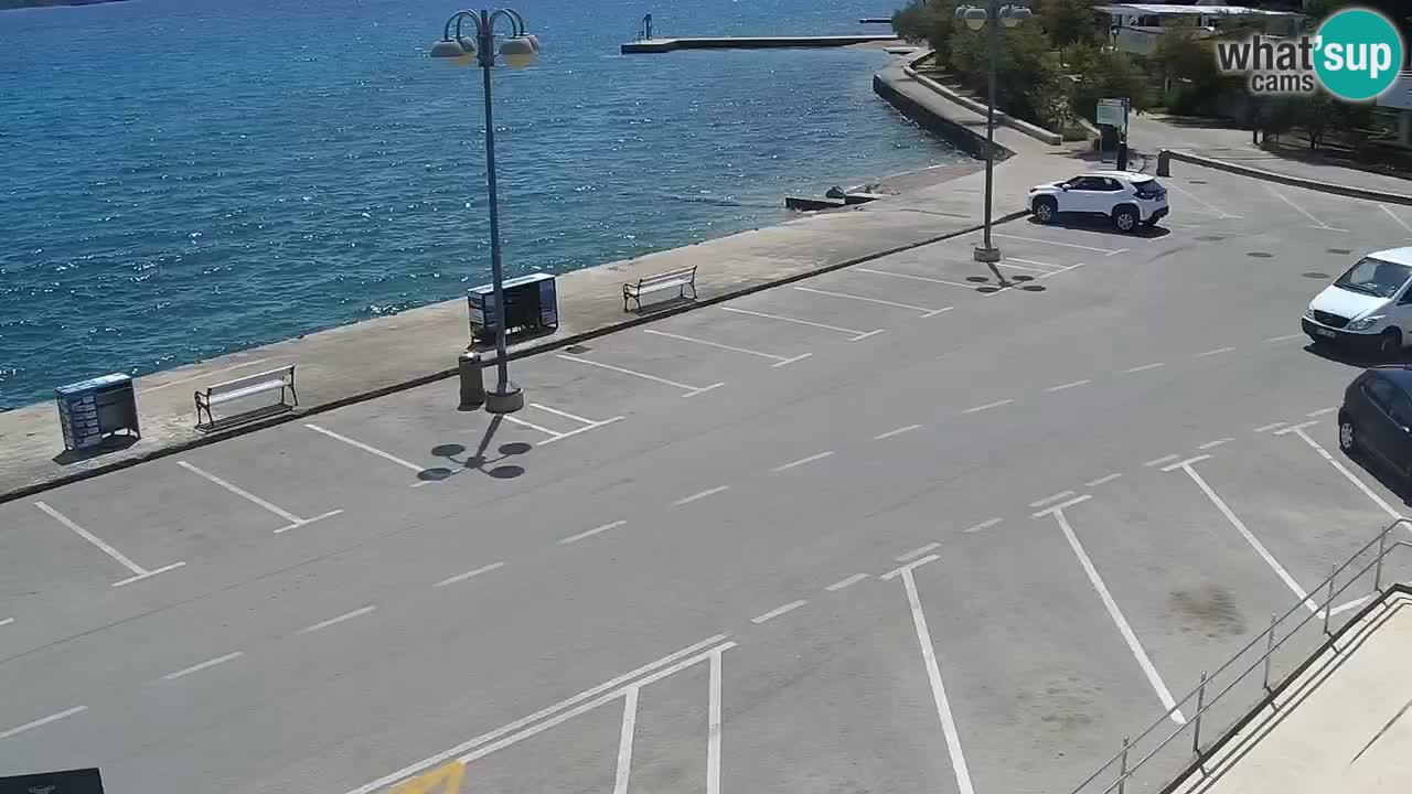 Vodice Live webcam – marina and  seafront
