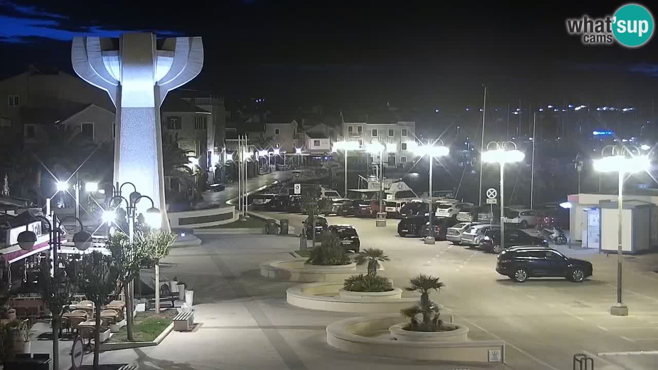 Vodice spletna kamera – marina in riva