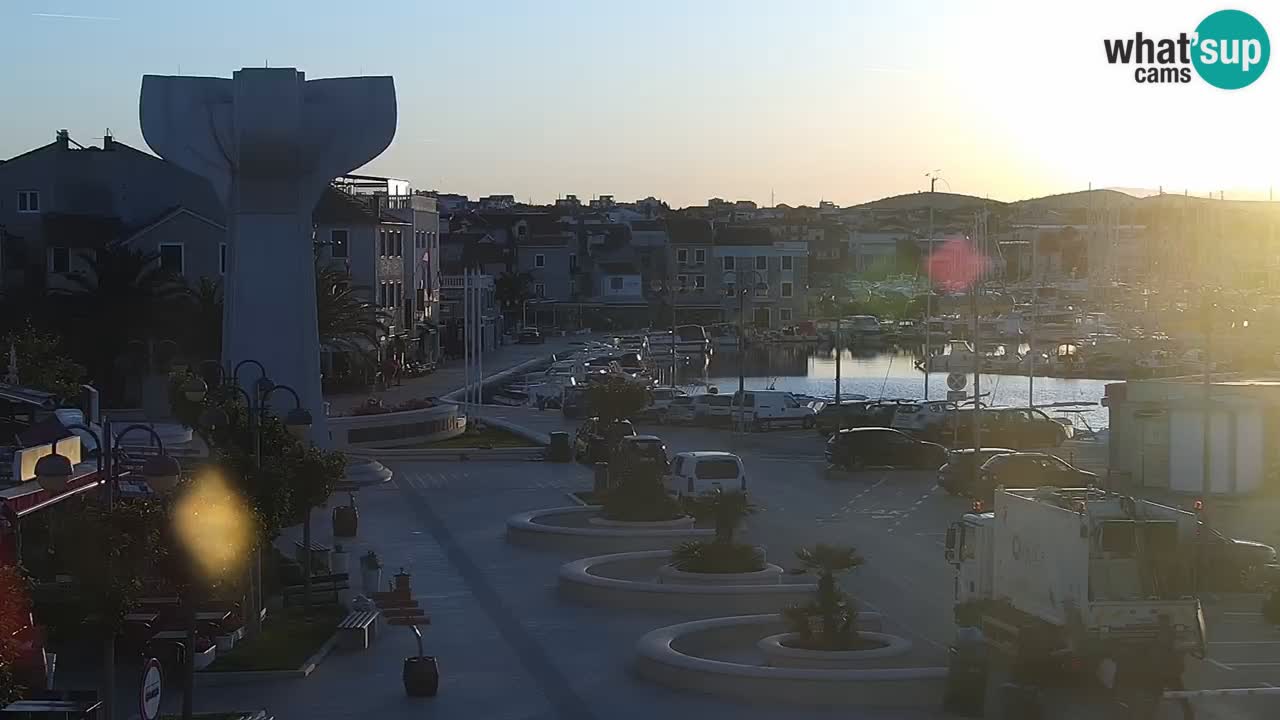 Vodice webcam live – front de mer