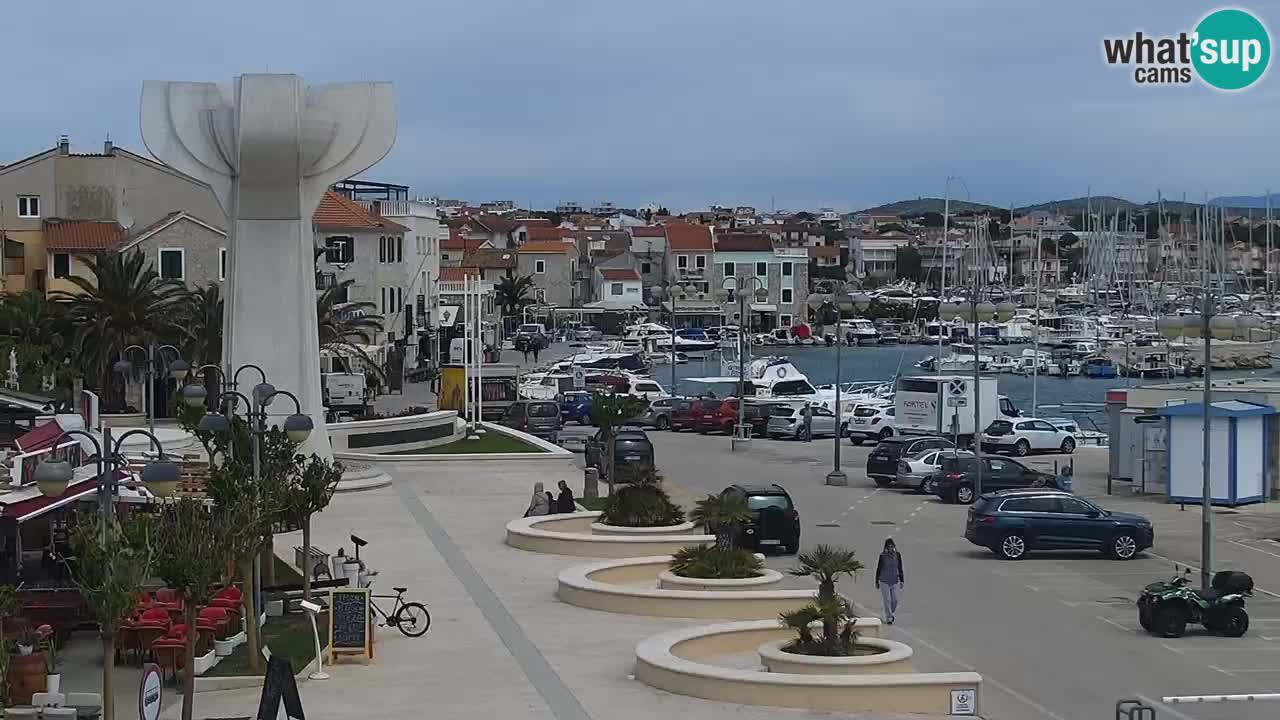 Vodice web kamera – marina i riva
