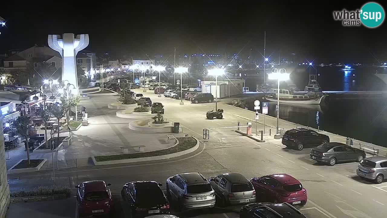 Vodice webcam live – front de mer