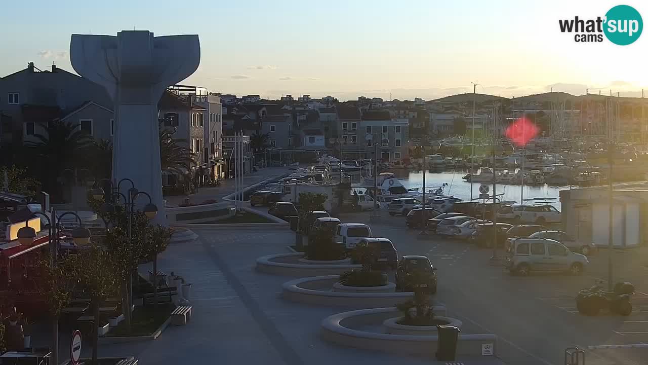 Vodice webcam – marina i meer