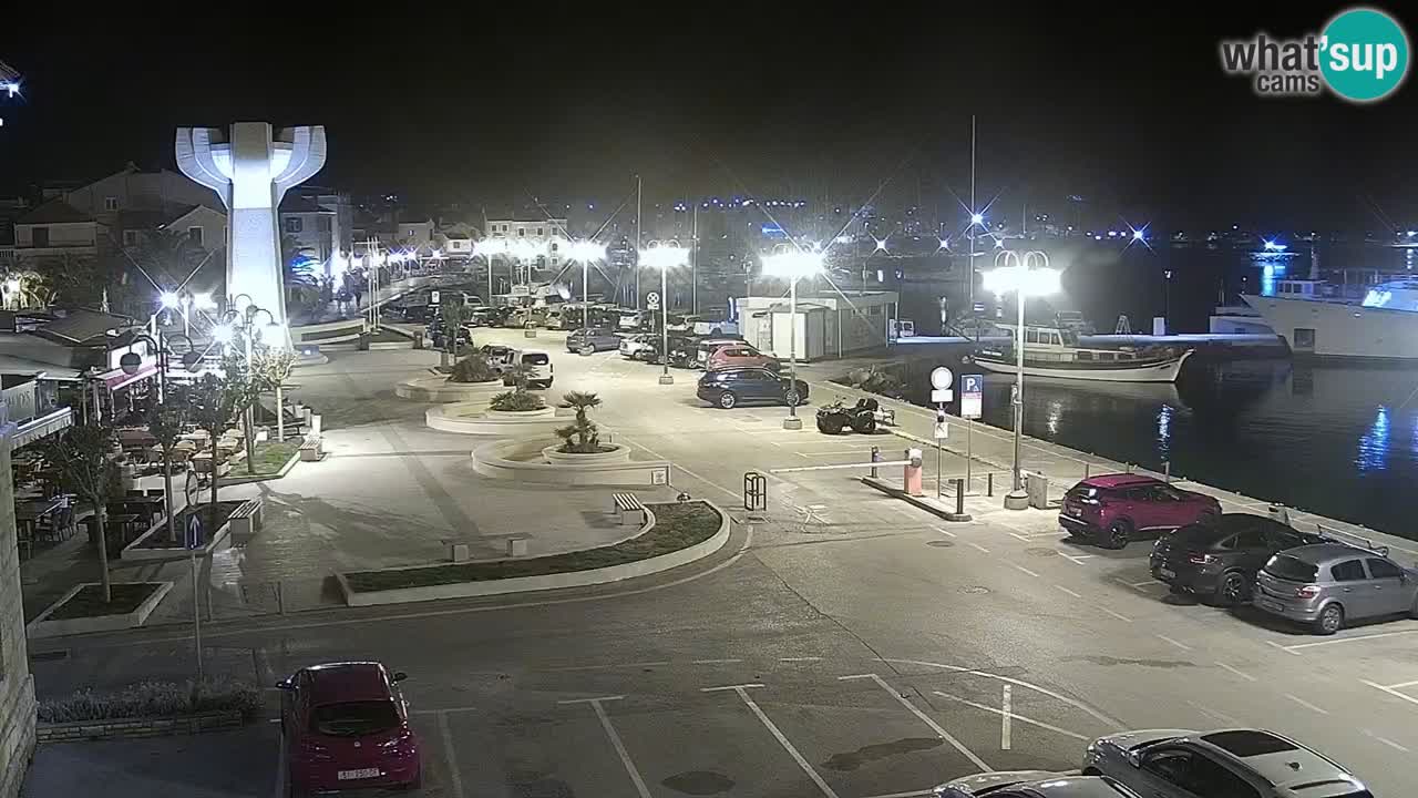 Vodice web kamera – marina i riva