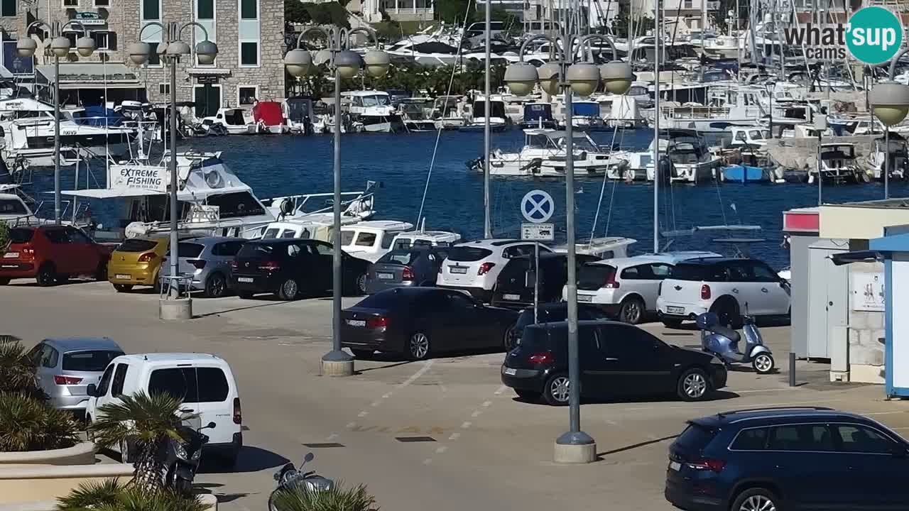 Vodice web kamera – marina i riva