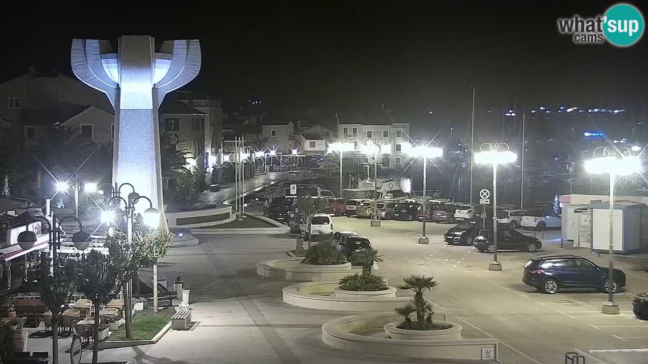 Vodice web kamera – marina i riva