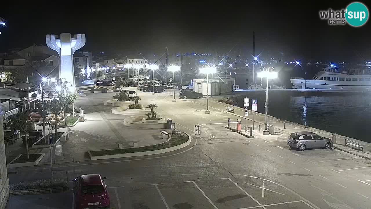 Vodice spletna kamera – marina in riva