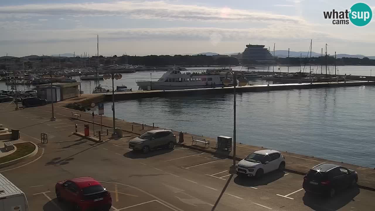 Vodice Live webcam – marina and  seafront