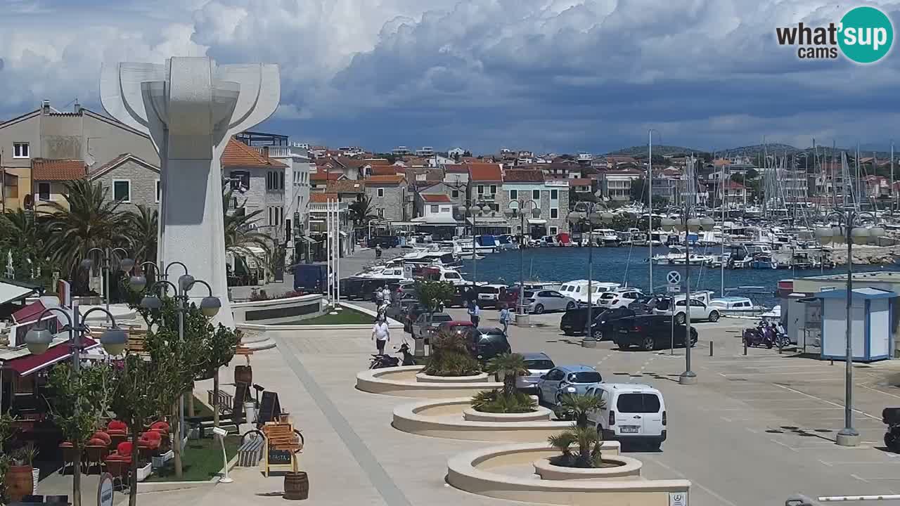 Vodice webcam live – front de mer