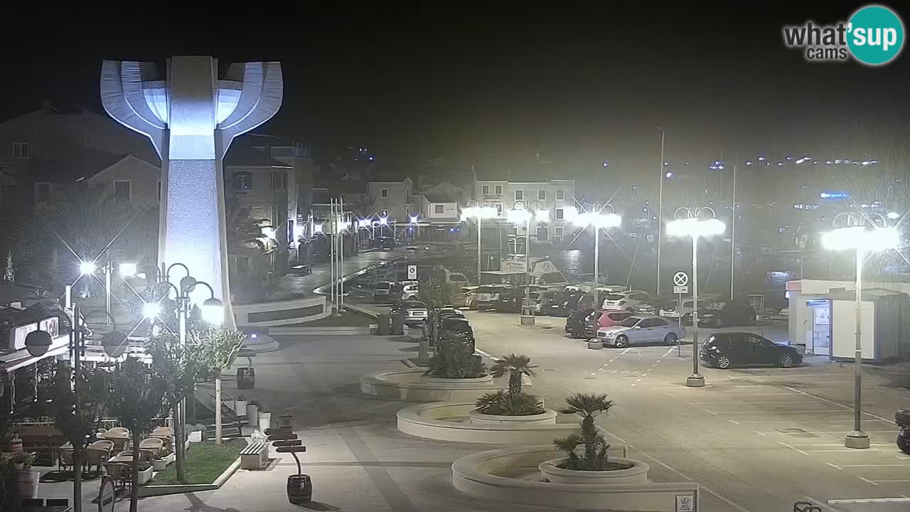 Vodice webcam live – front de mer