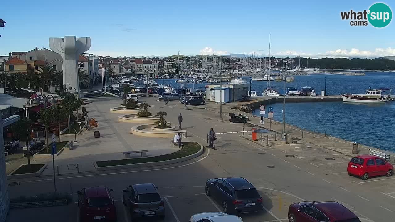 Vodice web kamera – marina i riva