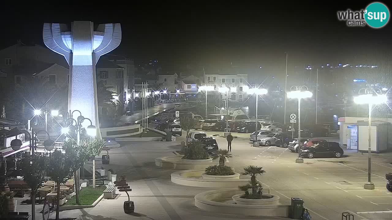 Vodice webcam live – front de mer