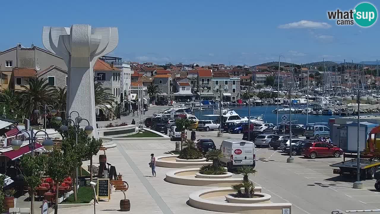 Vodice webcam – marina i meer