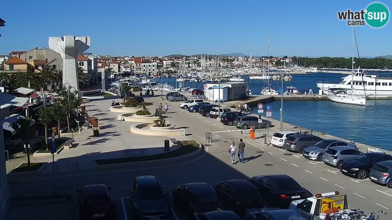 Vodice webcam – marina i meer