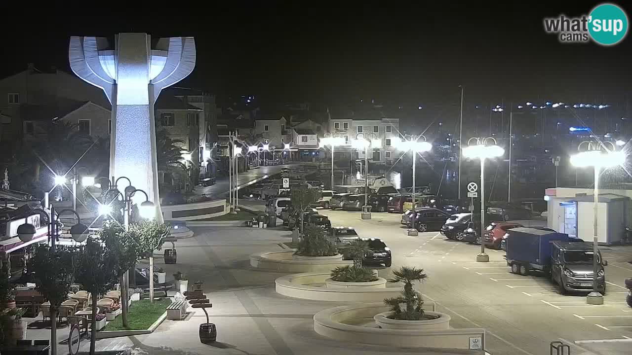 Vodice web kamera – marina i riva