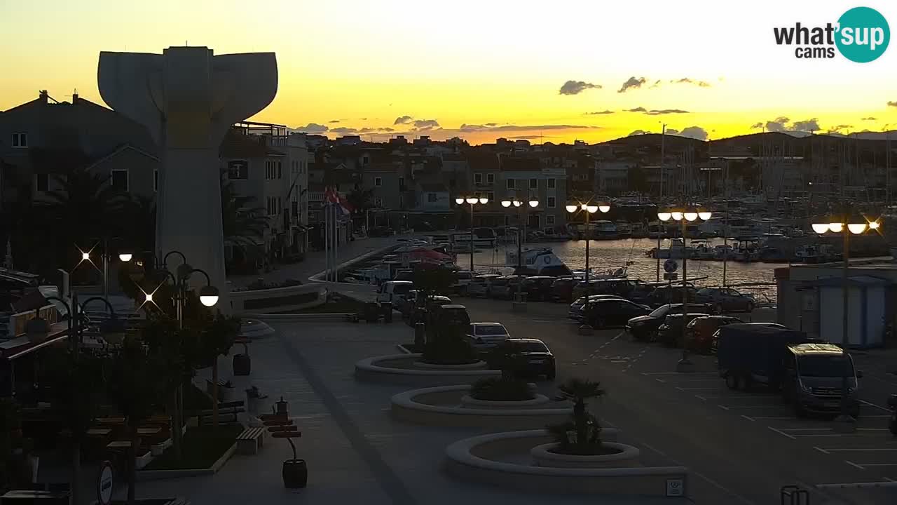 Vodice livecam – marina e il lungomare