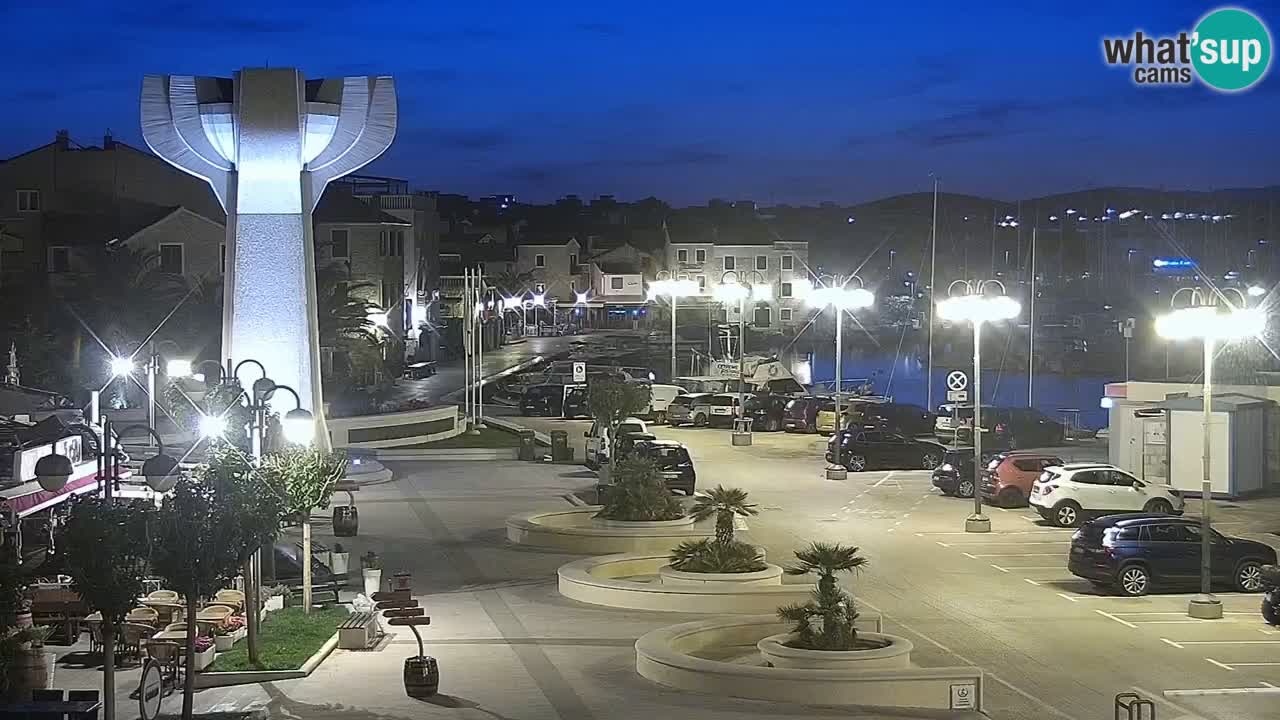 Vodice webcam live – front de mer