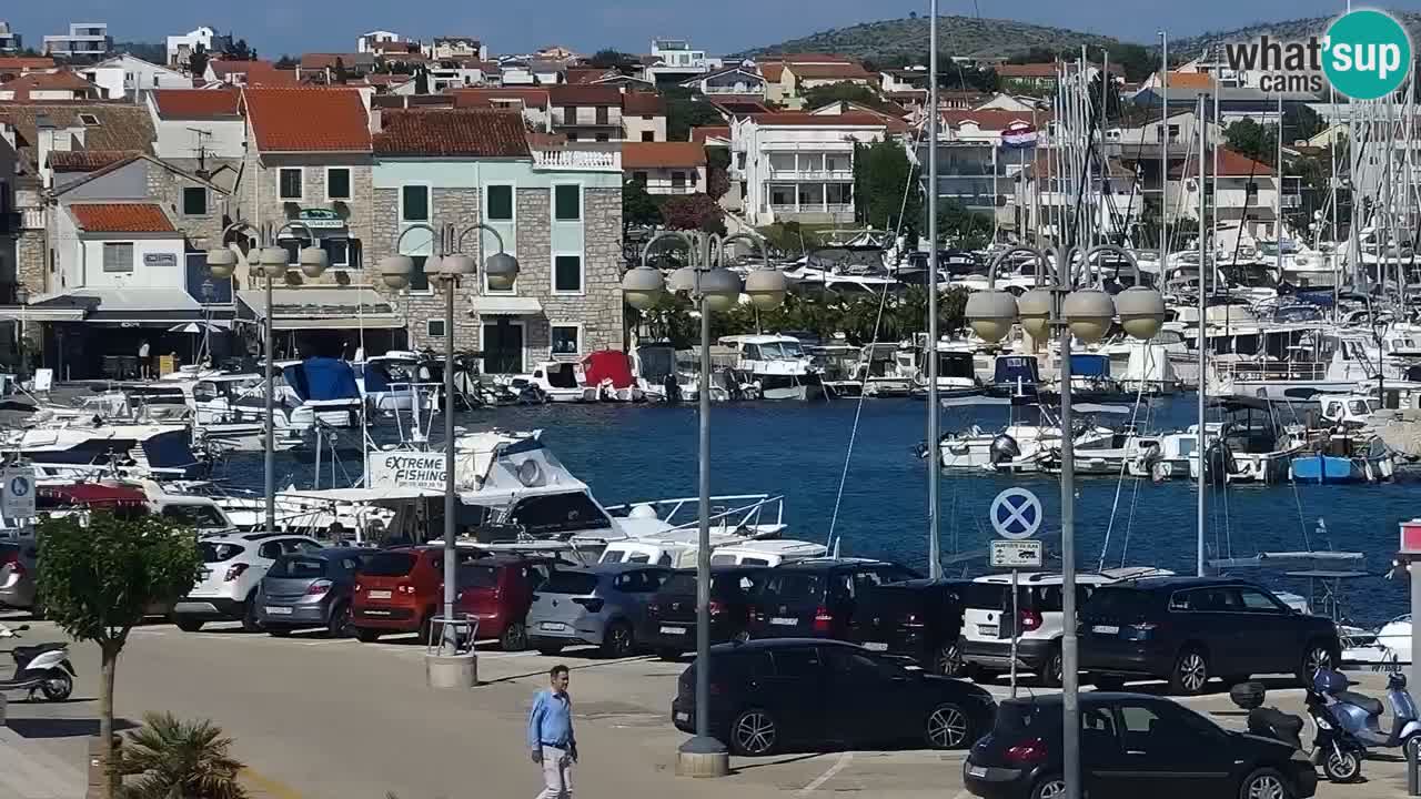Vodice webcam live – front de mer