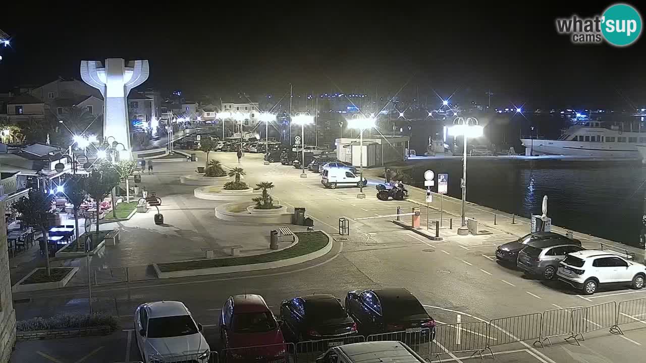Vodice web kamera – marina i riva