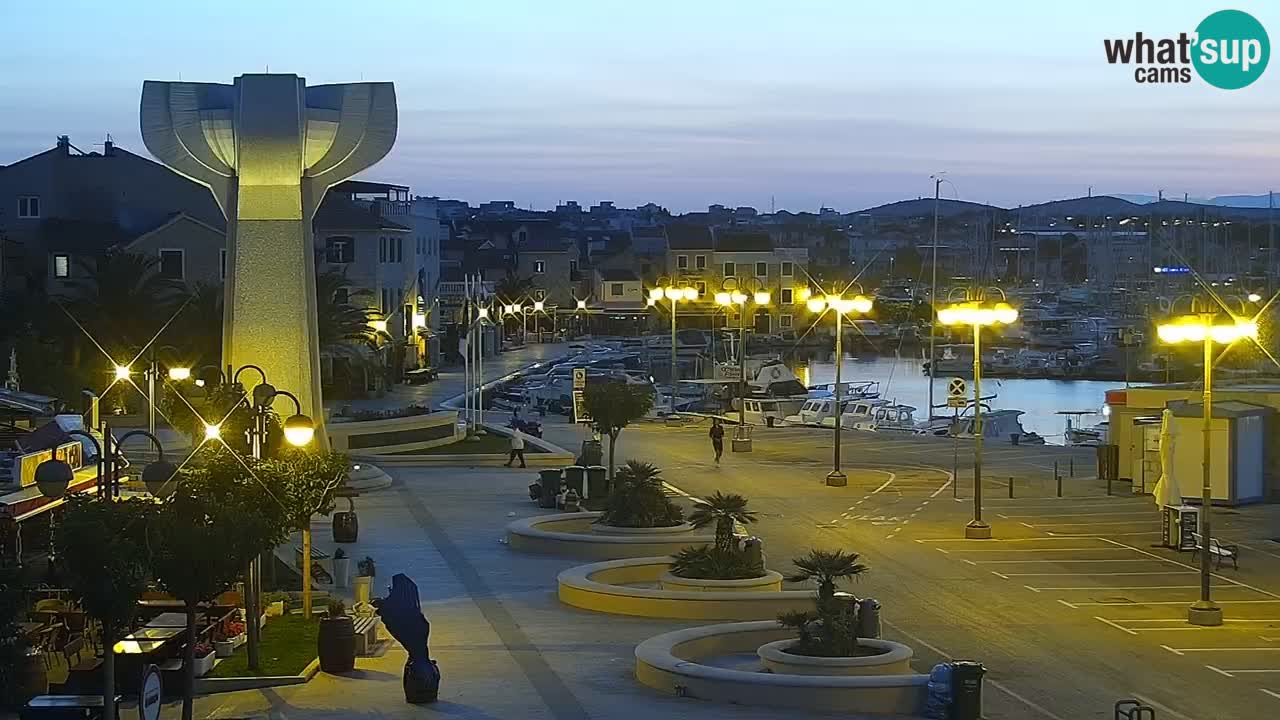 Vodice webcam – marina i meer