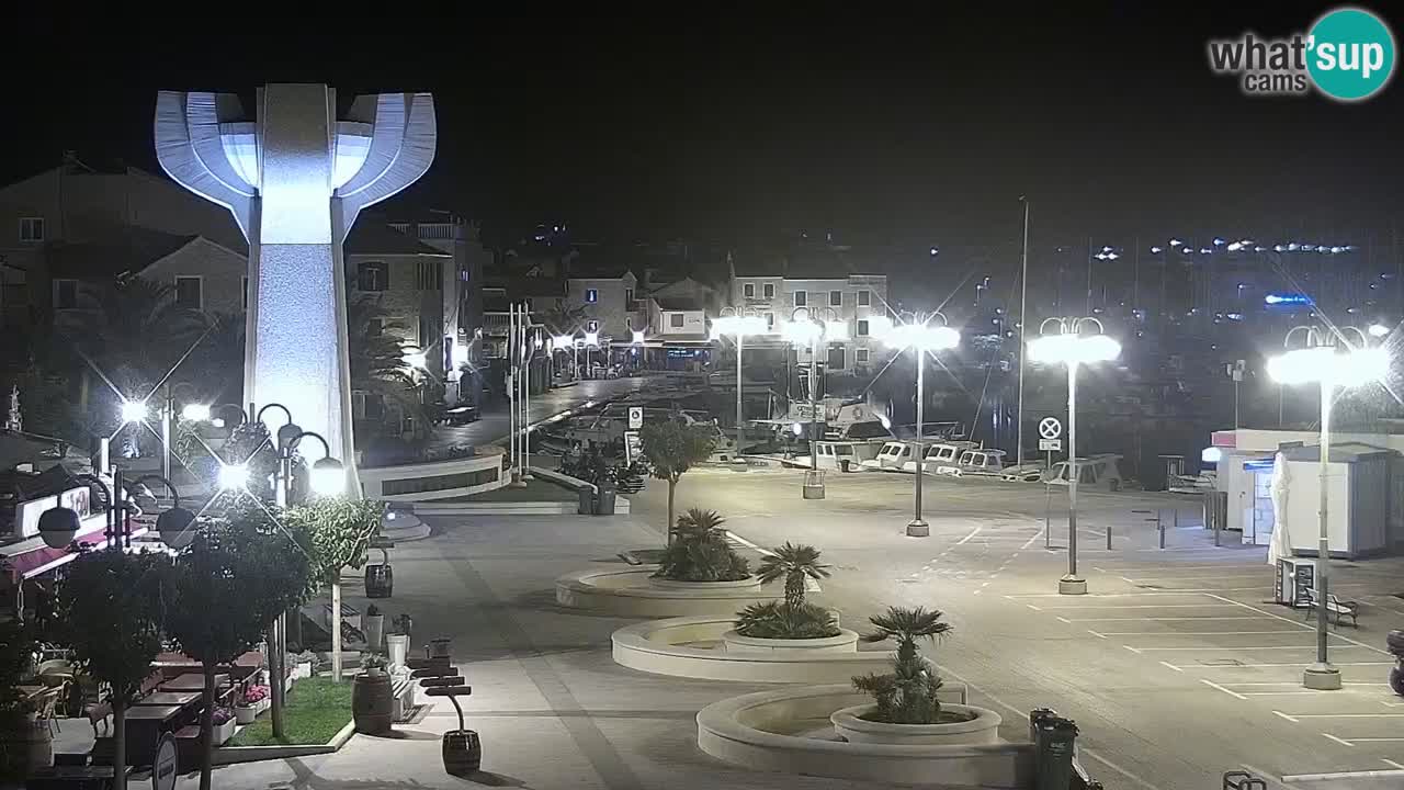 Vodice spletna kamera – marina in riva