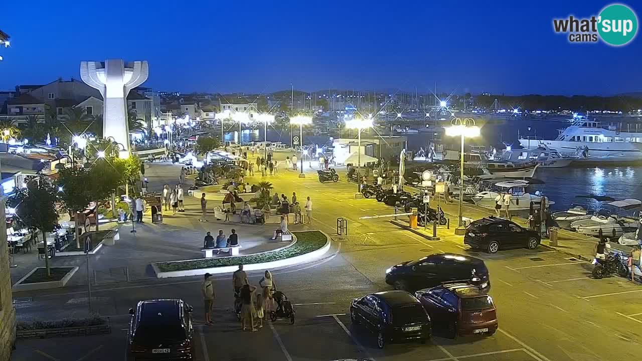 Vodice webcam live – front de mer