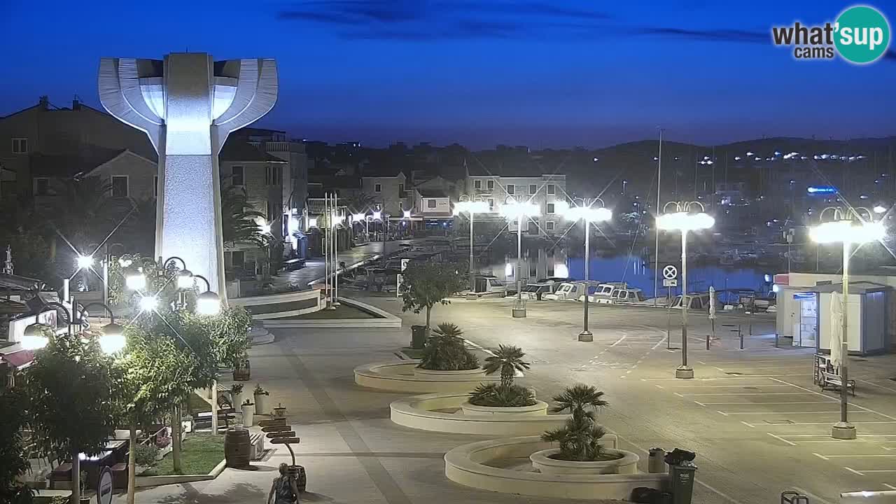 Vodice web kamera – marina i riva