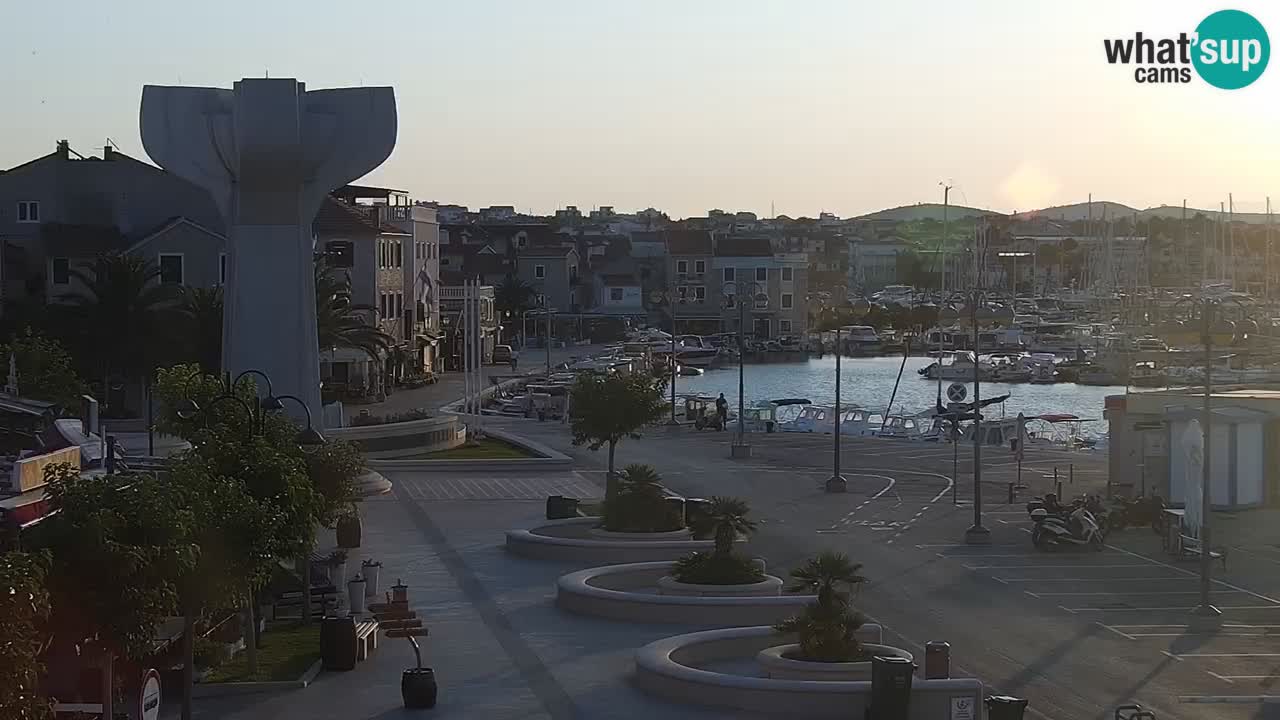 Vodice livecam – marina e il lungomare