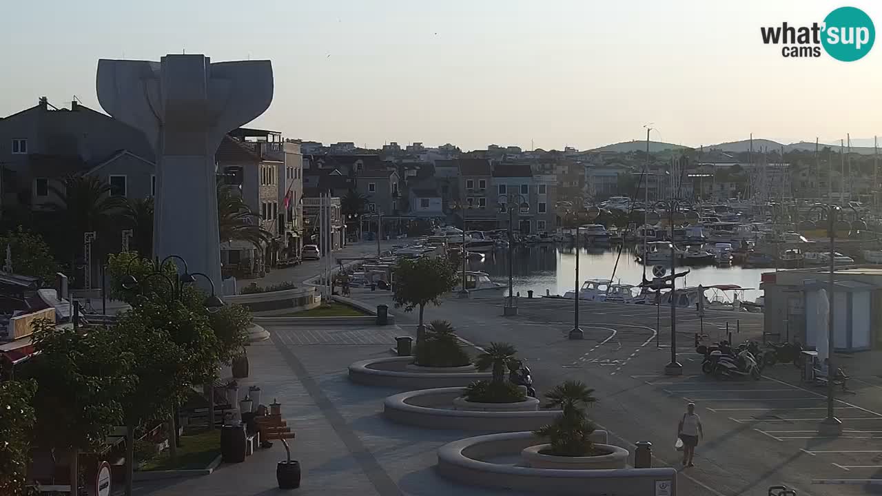 Vodice webcam – marina i meer