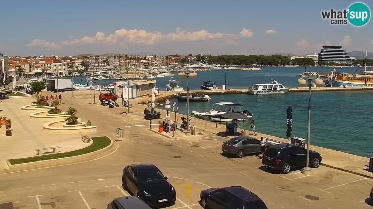 Vodice spletna kamera – marina in riva