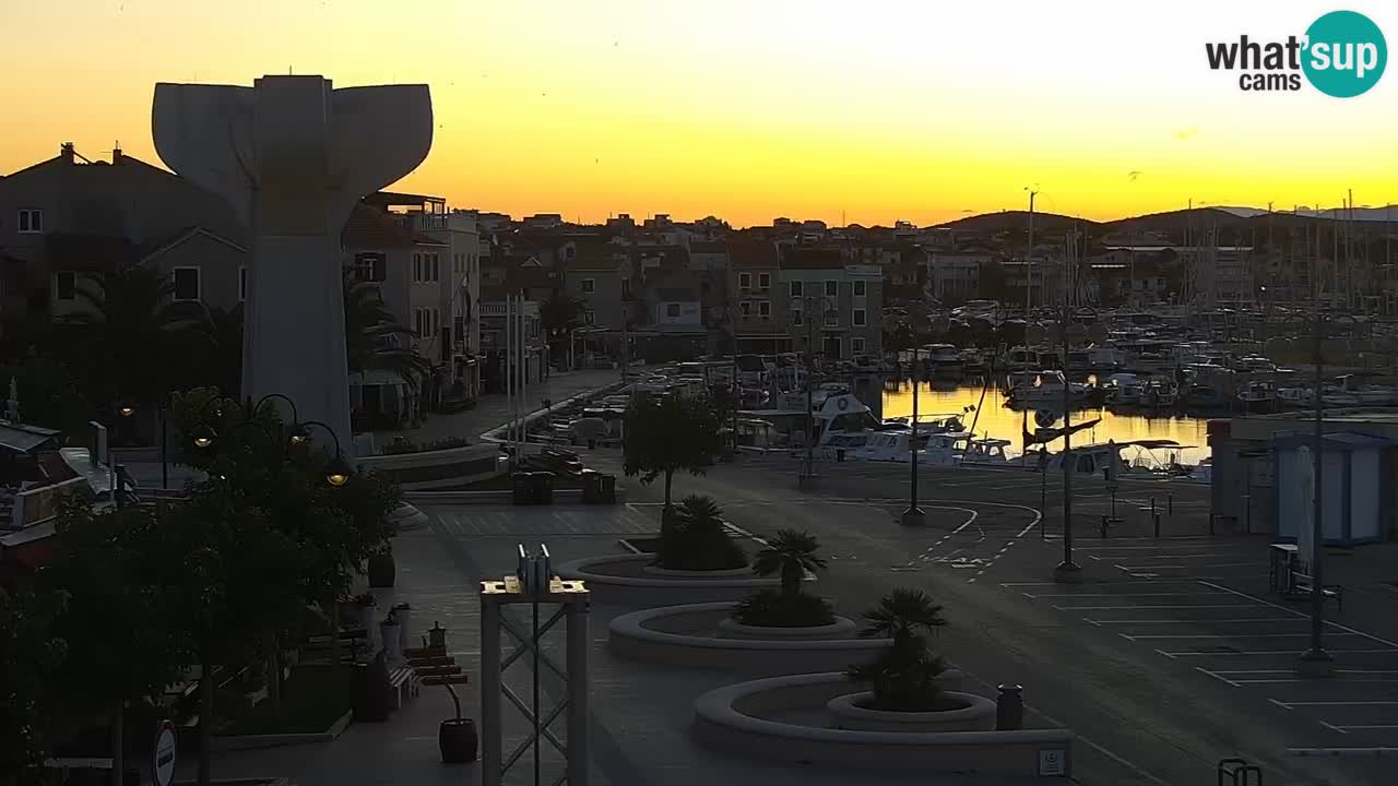 Vodice webcam live – front de mer