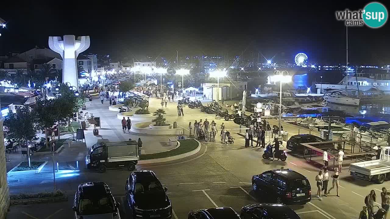 Vodice web kamera – marina i riva