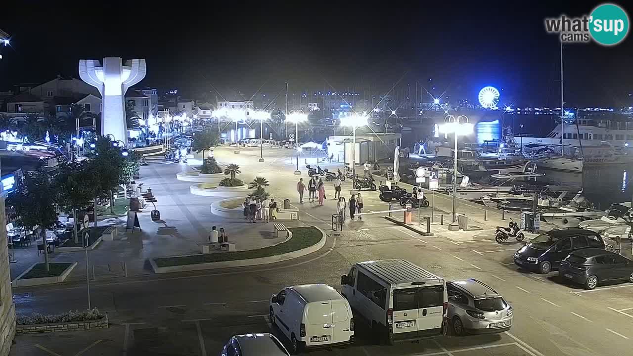 Vodice webcam – marina i meer