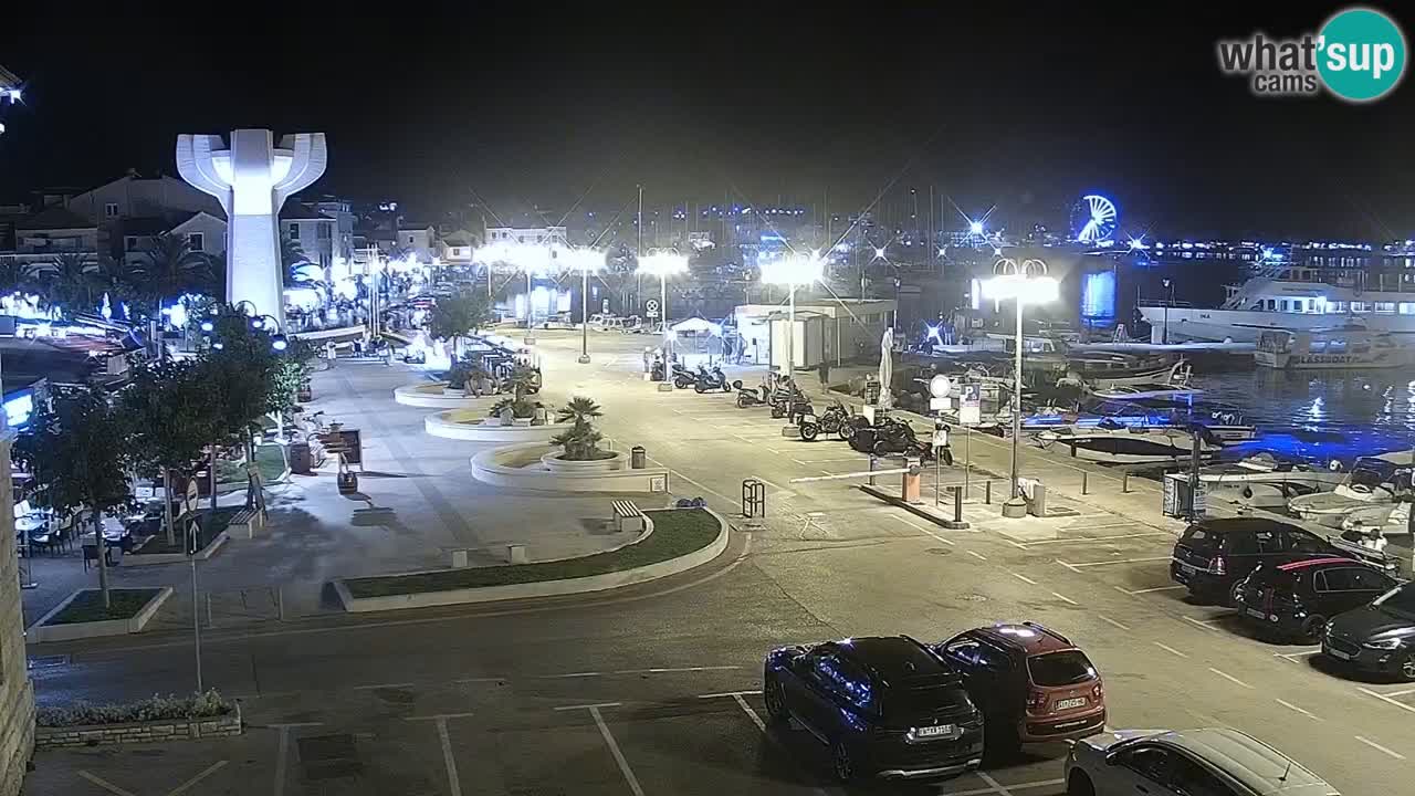 Vodice webcam live – front de mer